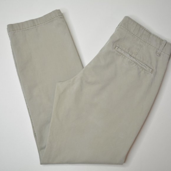 GAP Other - Gap Sz 29 x 27 Boys LIVED IN STRAIGHT Tan COTTON Khaki CHINO Trouser Dress PANTS